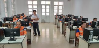 Tổ chức thi nâng bậc cho công nhân PC Thái Bình