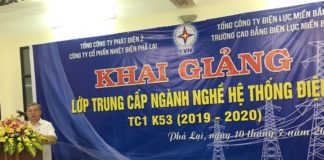Khai giảng lớp Trung cấp Hệ thống điện (TC1-K53) tại CTY CP Nhiệt điện Phả Lại