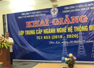 Khai giảng lớp Trung cấp Hệ thống điện (TC1-K53) tại CTY CP Nhiệt điện Phả Lại
