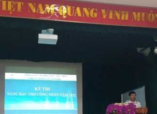 Tổ chức thi nâng bậc cho công nhân PC Hà Nam