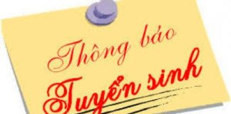 THÔNG BÁO TUYỂN SINH ĐỢT 2, THÁNG 10 NĂM 2022