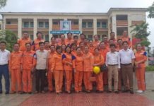 Tổ chức thi nâng bậc, giữ bậc cho công nhân PC Hà Giang