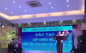 Đào tạo, cấp chứng nhận Kiểm tra viên Điện lực cho CNV Công ty Điện lực Sơn La