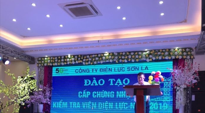 Đào tạo, cấp chứng nhận Kiểm tra viên Điện lực cho CNV Công ty Điện lực Sơn La