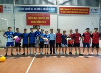 Giải bóng chuyền hơi CBVC Trường Cao đẳng Điện lực miền Bắc năm 2019