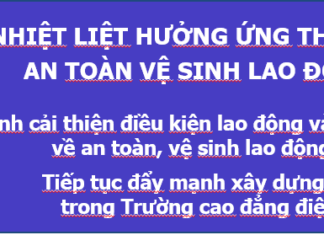 Cao đẳng Điện lực miền Bắc nhiệt liệt hưởng ứng Tháng hành động An toàn vệ sinh lao động năm 2020