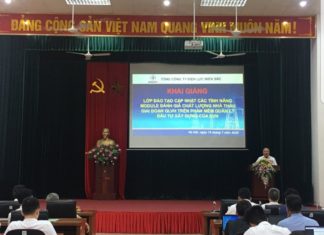 Lớp đào tạo Cập nhật các tính năng module đánh giá chất lượng nhà thầu giai đoạn quản lý vận hành trên phần mềm quản lý đầu tư xây dựng của EVN