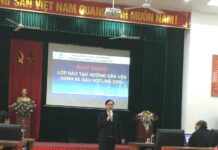 Trường Cao đẳng Điện lực miền Bắc tổ chức Lớp đào tạo hướng dẫn vận hành xe gầu hotline 22kV