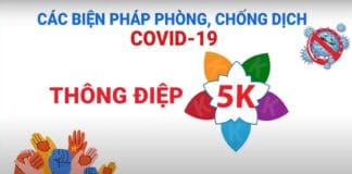 Các biện pháp phòng, chống dịch COVID-19 – Thông điệp 5K