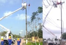 Trường Cao đẳng Điện lực miền Bắc tổ chức huấn luyện, sát hạch ra lưới thi công sửa chữa lưới điện 22kV đang mang điện cho đội Hotline của Công ty Điện lực Hà Tĩnh và Công ty TNHH MTV Điện lực Hải Dương