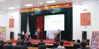 Tập trung đầu tuần HSSV Trường Cao đẳng Điện lực miền Bắc