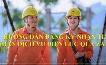 Hướng dẫn đăng ký nhận tin nhắn dịch vụ Điện lực qua Zalo