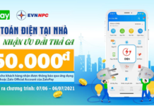 THANH TOÁN ĐIỆN TẠI NHÀ – NHẬN ƯU ĐÃI THẢ GA