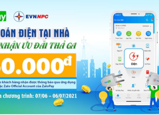 THANH TOÁN ĐIỆN TẠI NHÀ – NHẬN ƯU ĐÃI THẢ GA