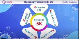 Thông điệp 5K phòng chống Covid-19