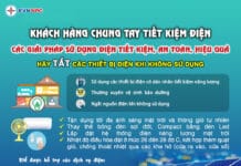 KHÁCH HÀNG CHUNG TAY TIẾT KIỆM ĐIỆN !