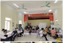 Tiêm phòng vaccine COVID-19 cho cán bộ viên chức trường Cao đẳng Điện lực miền Bắc