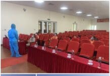 Trường Cao đẳng Điện lực miền Bắc tổ chức Huấn luyện, sát hạch ra lưới thi công, sửa chữa lưới điện 22kV đang mang điện cho đội Hotline của Công ty Điện lực Lào Cai