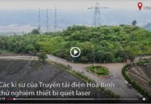 Thử nghiệm máy quét laser trên đường dây 500 kV
