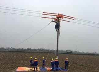NEPC tổ chức sát hạch ra lưới các lớp hotline 22kV tại các Công ty Điện lực Yên Bái, Thái Bình, Nam Định, Sơn La và Hải Phòng
