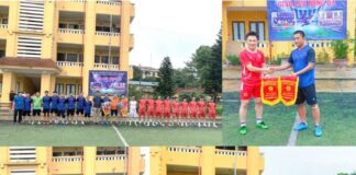 Giao lưu trao đổi kinh nghiệm và giao hữu đá bóng giữa Đoàn thanh niên nhà trường với Đoàn thanh niên Công ty TNHH MTV Điện lực Hải Phòng