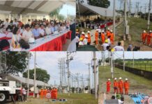 Ghi hình phần thi thực hành “Vào ca” của chương trình “Giờ thứ 9+” của VTV tại trường Cao đẳng Điện lực miền Bắc