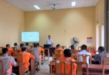 Trường Cao đẳng Điện lực miền Bắc tổ chức lớp đào tạo chức danh trực thao tác ca TBA 110kV cho PC Sơn La