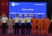 NEPC khai giảng lớp 1 – Đào tạo thi công sửa chữa lưới điện 0,4kV đang mang điện