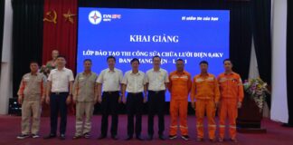 NEPC khai giảng lớp 1 – Đào tạo thi công sửa chữa lưới điện 0,4kV đang mang điện