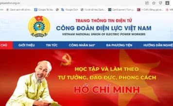 TRANG TIN ĐIỆN TỬ CÔNG ĐOÀN ĐIỆN LỰC VIỆT NAM