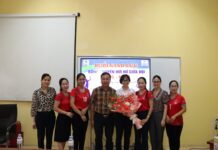 Giao lưu công tác nữ công – Giao hữu Bóng chuyền hơi giữa Nữ công trường Cao đẳng Điện lực miền Bắc (NEPC) và Công ty Dịch vụ Điện lực miền Bắc (NPSC)