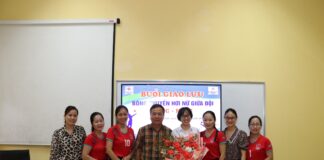 Giao lưu công tác nữ công – Giao hữu Bóng chuyền hơi giữa Nữ công trường Cao đẳng Điện lực miền Bắc (NEPC) và Công ty Dịch vụ Điện lực miền Bắc (NPSC)