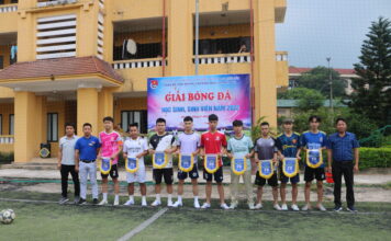 Khai mạc giải bóng đá HSSV NEPC năm 2022