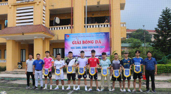 Khai mạc giải bóng đá HSSV NEPC năm 2022