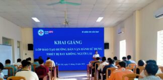 NEPC tổ chức lớp đào tạo hướng dẫn vận hành sử dụng thiết bị bay không người lái
