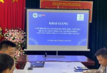 Trường Cao đẳng Điện lực miền Bắc tổ chức các lớp bồi huấn cho công nhân Nhà máy thủy điện Nậm Mở 3