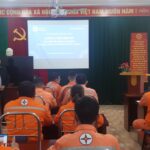 Trường Cao đẳng Điện lực miền Bắc tổ chức triển khai khóa Huấn luyện định kỳ công tác An toàn, vệ sinh lao động năm 2023 cho người lao động Công ty Điện lực Hà Giang