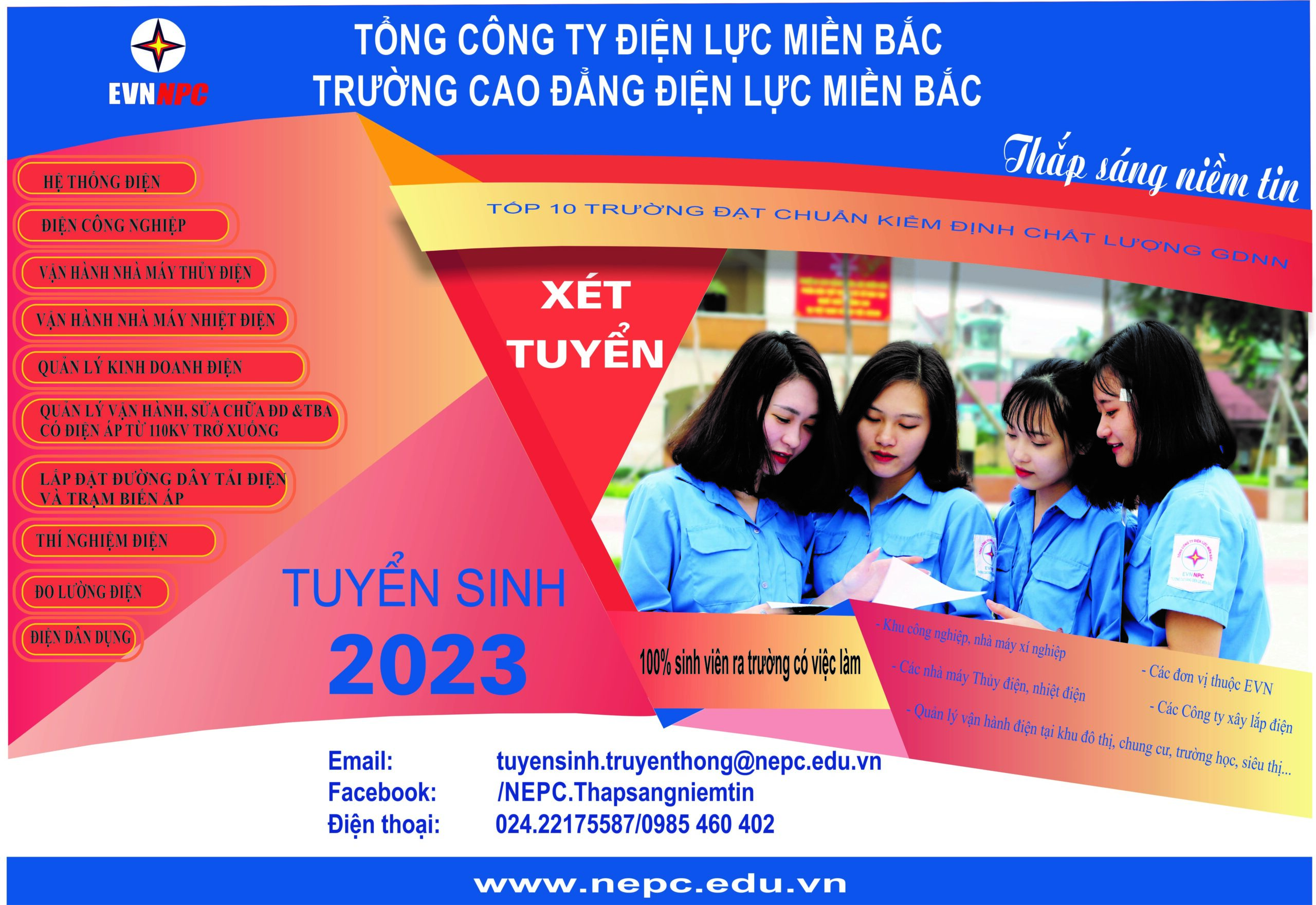 THÔNG BÁO TUYỂN SINH NĂM 2023