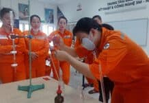 NEPC tổ chức lớp đào tạo thí nghiệm hóa dầu cho các đơn vị trong Tổng công ty điện lực miền Bắc