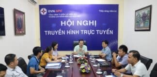 Nghiệm thu thao trường đào tạo hotline 35kV tại trường Cao đẳng Điện lực miền Bắc
