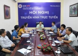 Nghiệm thu thao trường đào tạo hotline 35kV tại trường Cao đẳng Điện lực miền Bắc