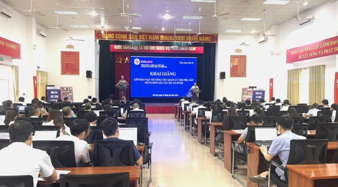 NEPC khai giảng khóa đào tạo về công tác quản lý chi phí, xây dựng đơn giá các dự án đầu tư xây dựng