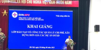 NEPC KHAI GIẢNG KHÓA ĐÀO TẠO VỀ CÔNG TÁC QUẢN LÝ CHI PHÍ, XÂY DỰNG ĐƠN GIÁ CÁC DỰ ÁN ĐẦU TƯ XÂY DỰNG