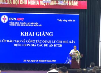 NEPC KHAI GIẢNG KHÓA ĐÀO TẠO VỀ CÔNG TÁC QUẢN LÝ CHI PHÍ, XÂY DỰNG ĐƠN GIÁ CÁC DỰ ÁN ĐẦU TƯ XÂY DỰNG