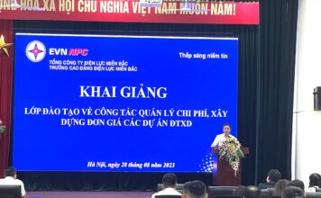 NEPC KHAI GIẢNG KHÓA ĐÀO TẠO VỀ CÔNG TÁC QUẢN LÝ CHI PHÍ, XÂY DỰNG ĐƠN GIÁ CÁC DỰ ÁN ĐẦU TƯ XÂY DỰNG