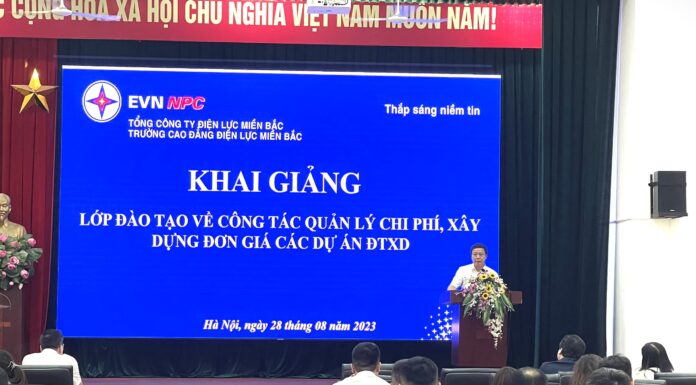 NEPC KHAI GIẢNG KHÓA ĐÀO TẠO VỀ CÔNG TÁC QUẢN LÝ CHI PHÍ, XÂY DỰNG ĐƠN GIÁ CÁC DỰ ÁN ĐẦU TƯ XÂY DỰNG