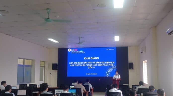 NEPC khai giảng khóa đào tạo đánh giá và phân tích hiệu quả của thiết bị bù trong lưới điện phân phối