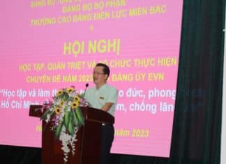 Đảng bộ bộ phận NEPC triển khai thực hiện chủ đề năm 2023 của Đảng ủy Tập đoàn Điện lực Việt Nam “Thực hành tiết kiệm, chống lãng phí”