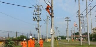 Thi thực hành nâng bậc, giữ bậc đợt 1 năm 2023 cho công nhân bậc cao các Công ty Điện lực trực thuộc EVNNPC