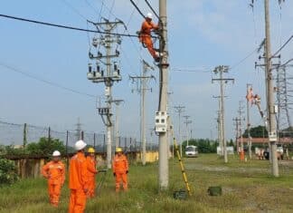 Thi thực hành nâng bậc, giữ bậc đợt 1 năm 2023 cho công nhân bậc cao các Công ty Điện lực trực thuộc EVNNPC